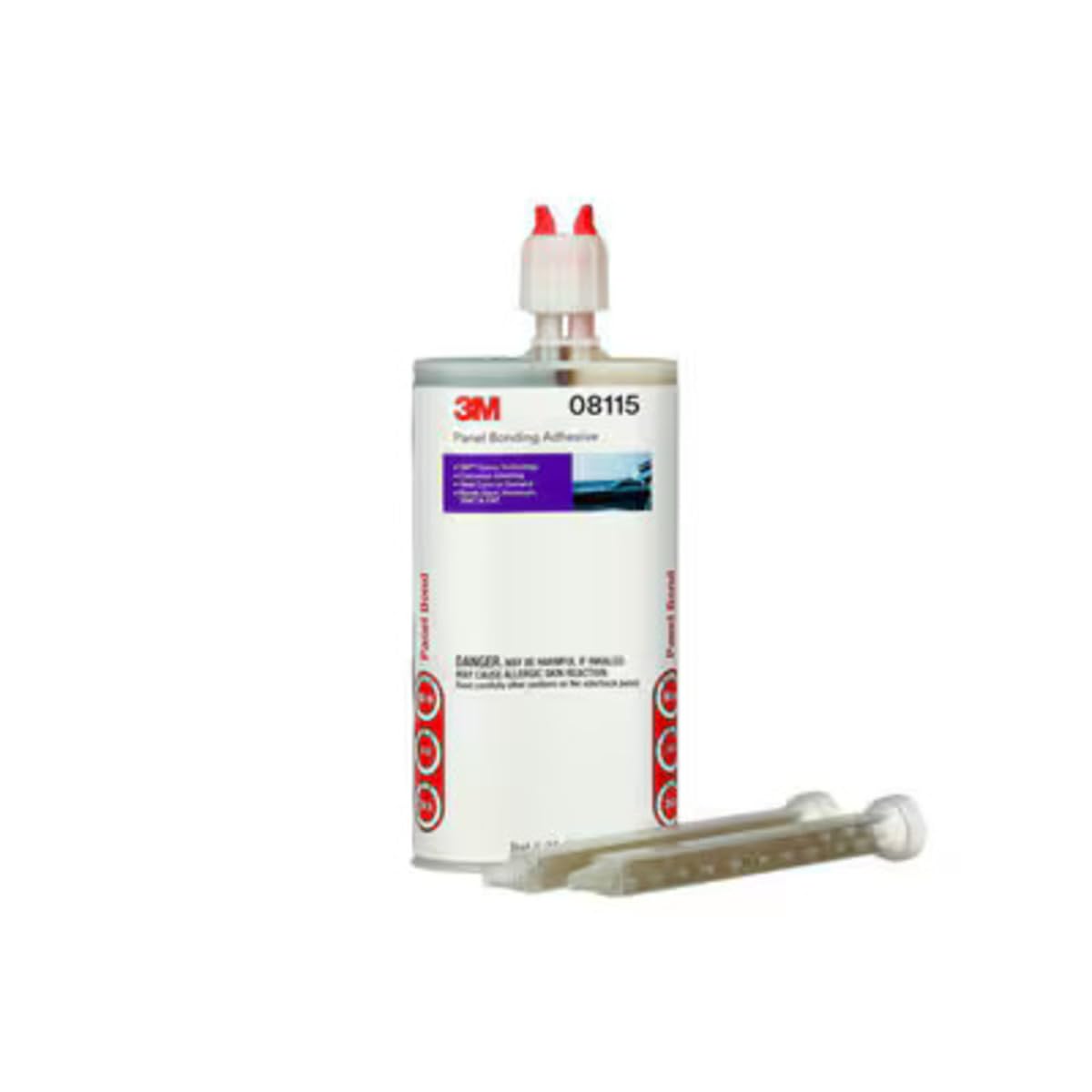 M Panel Bonding Adhesive 08115, OEM Recommended Two-Part Epoxy, 200 mL Cartridge, Bonds Metal & Composites for Auto Body Panel Repair (1 Cartridge)
