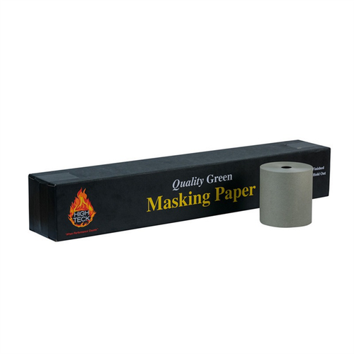 High Teck Products MP3100G-6 Masking Paper, 6 in W x 1000 ft L, Green, 28 lb Bas