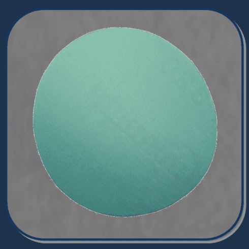 SUN-01414 SUN MIGHT 320grit 6" DA BOXED TYPE "VELCRO" GREEN FILM BACK PAPER 50 DISCS per box